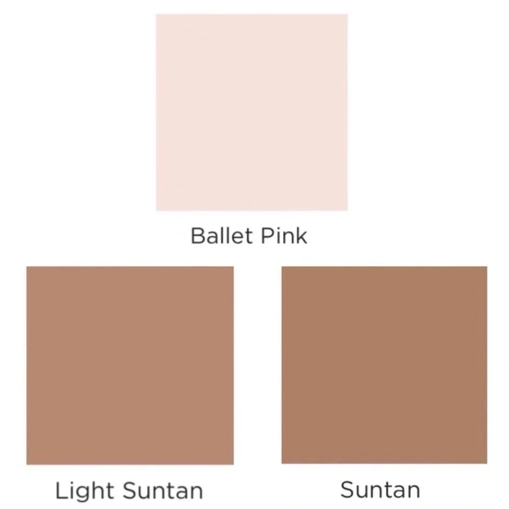 Capezio Ultra Soft Footed Tights Lot of 3 Size 8-12 Suntan Pink Light Suntan New